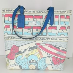 Coach X Marvel Tote with Captain America